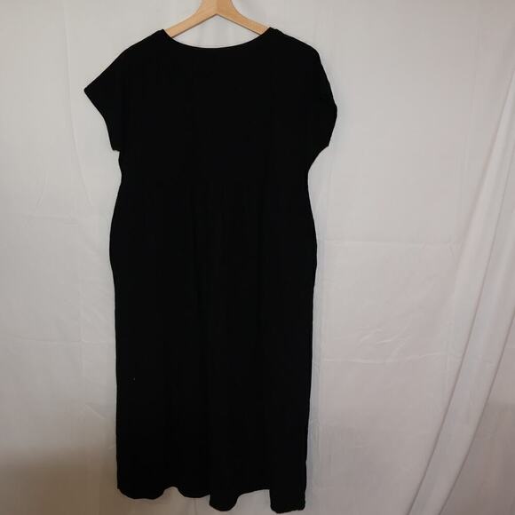 Dress Simple Cotton blend Short Sleeve Women Size XL No Brand Name - Picture 13 of 16